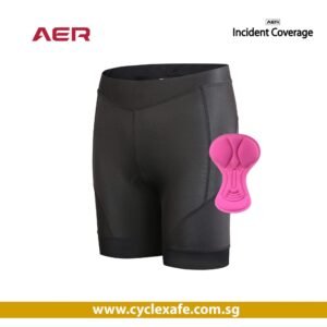 AER Women 1/4 Cycling Shorts (Iris)